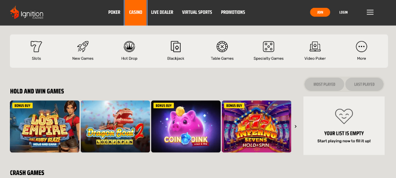 Ignition Casino online